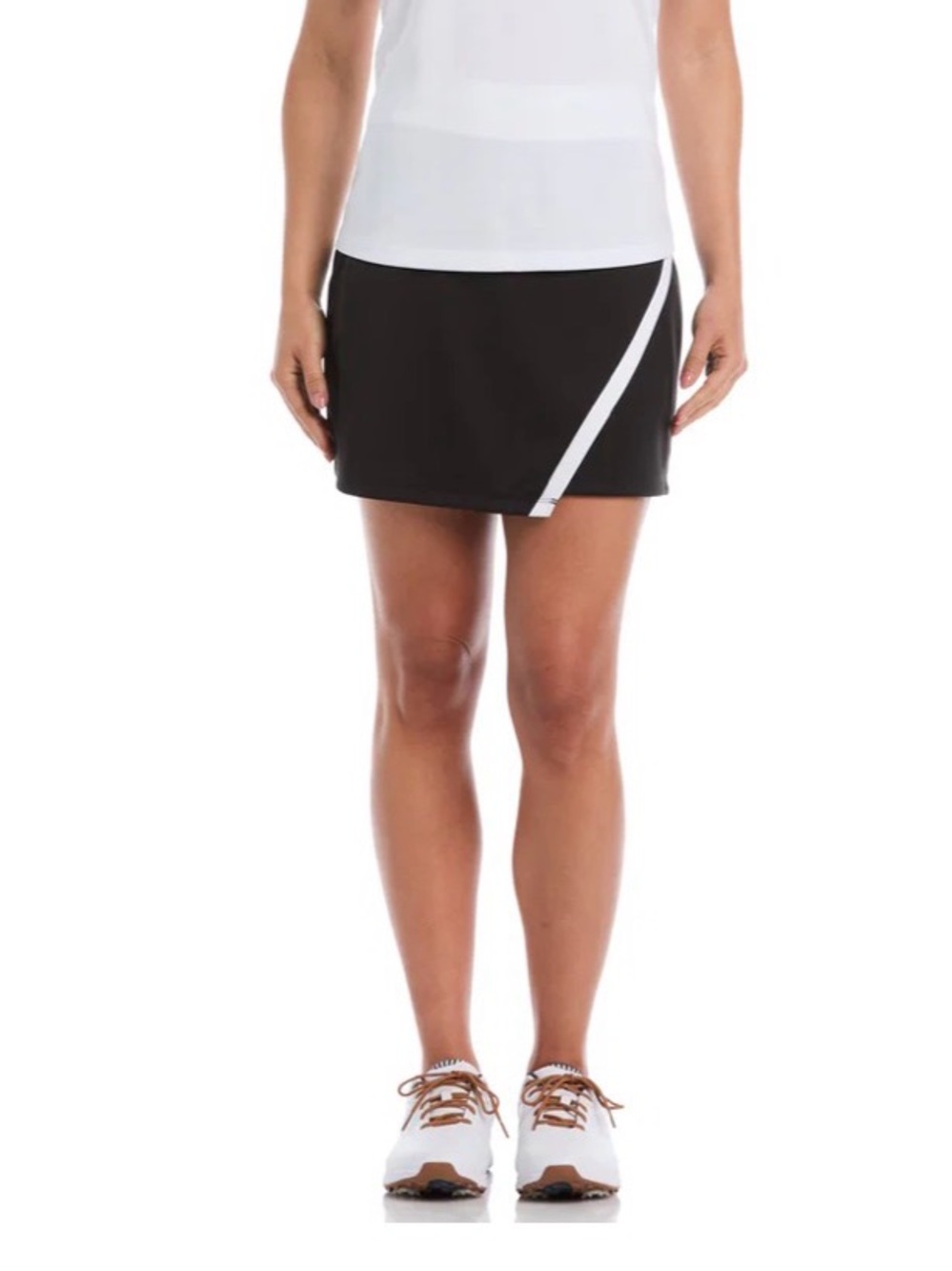 CALLAWAY WOMENS 16" COLOR BLOCK WRAP GOLF SKORT